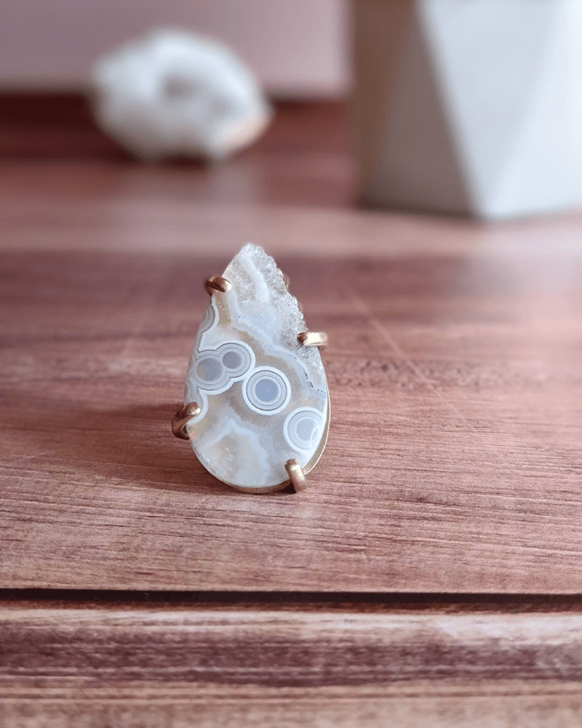 Bague Calcédoine
