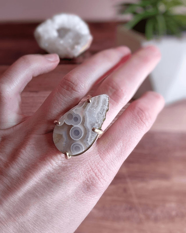 Bague Calcédoine
