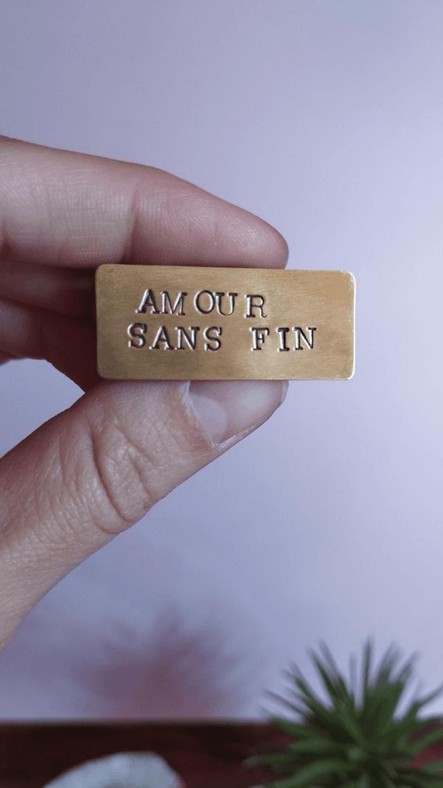 Pin&#039;s &quot;Amour sans fin&quot;