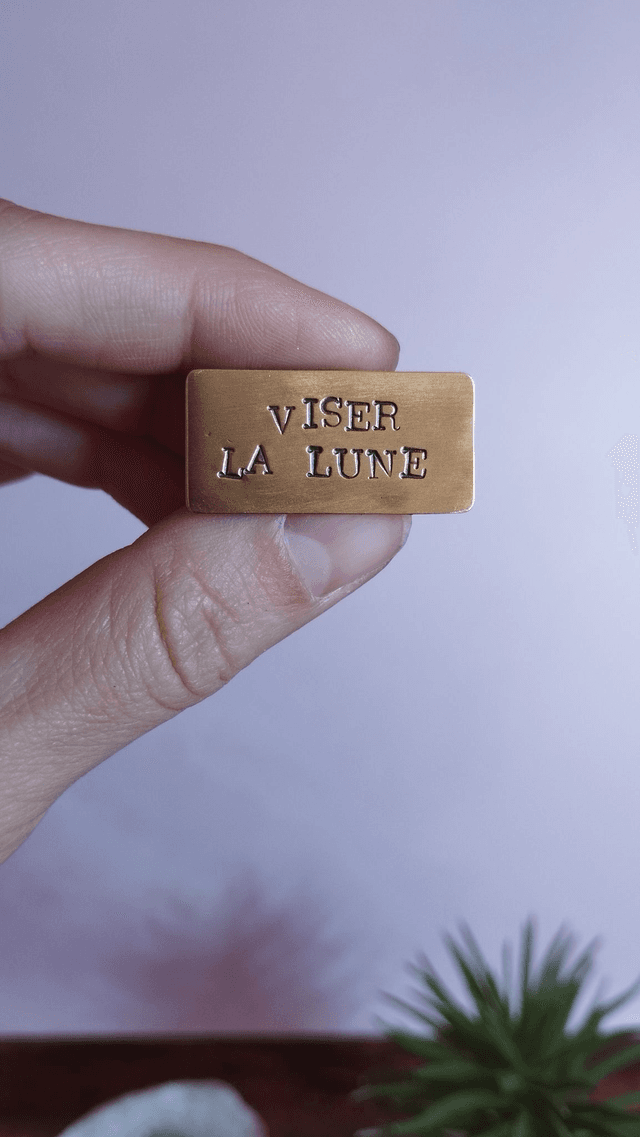 Pin&#039;s &quot;Viser la lune&quot;